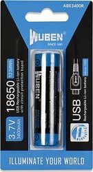 Wuben 18650 ABE3400R USB single