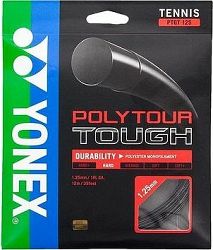 Yonex Poly Tour TOUGH, 1,25 mm, 12 m, čierny