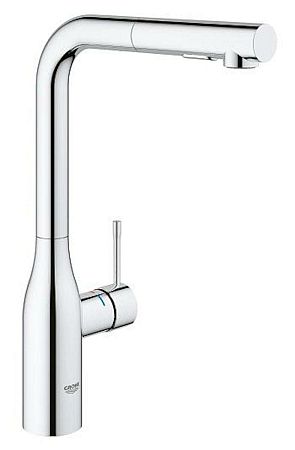 Drezová batéria Grohe Essence New s vyťahovacou sprškou chróm 30270000