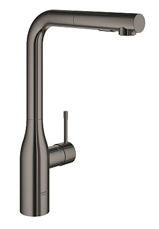 Drezová batéria Grohe Essence New s vyťahovacou sprškou Hard Graphite 30270A00