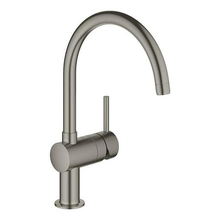 Drezová batéria Grohe Minta s otočným ramienkom kartáčovaný Hard Graphite 32917AL0