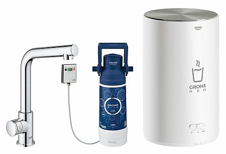 Drezová batéria Grohe Red s výpusťou chróm 30339001