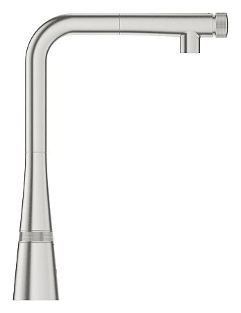 Drezová batéria Grohe Zedra SmartControl s otočným ramienkom supersteel 31593DC2