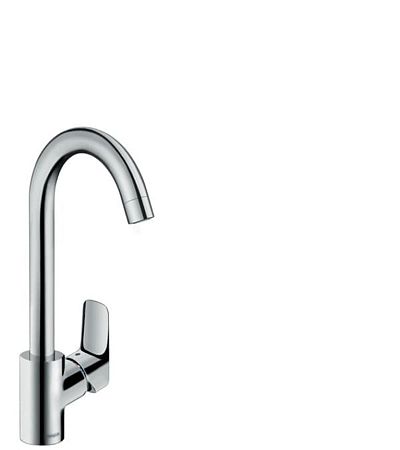 Drezová batéria Hansgrohe Logis s otočným ramienkom chróm 71861000