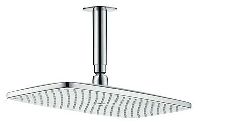 Hlavová sprcha Hansgrohe Raindance E strop vrátane sprchového ramená chróm 27381000