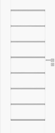 Interiérové dvere Naturel PERMA pravé 80 cm biela matná PERMABM80P