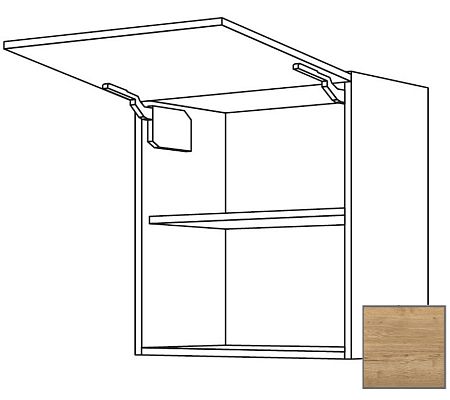Kuchynská skrinka horní Naturel Sente24 výklopná 60x72x35 cm dub sierra 405.WM601