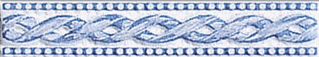 Listela Fineza Ricordi bleu 4x20 cm lesk RICLIFIB