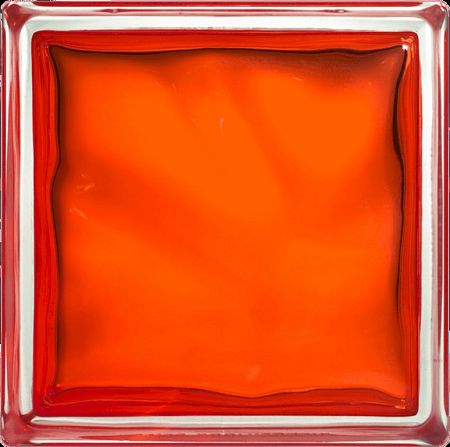 Luxfera Glassblocks orange 19x19x8 cm lesk 1908WOR