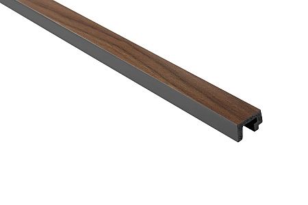 Obkladová lamela ľavé ukončenie Fineza Slat Large Dark oak 270x3,6 cm SLAT03DOL