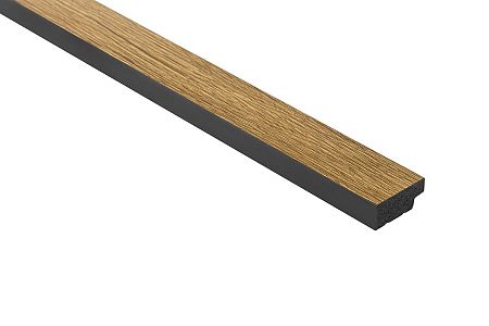 Obkladová lamela ľavé ukončenie Fineza Slat Medium Natural oak 270x3,6 cm SLAT02NOL