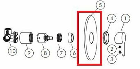 OPTIMA - rozeta pro SO010 NDSO0105