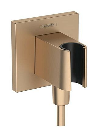 Podomietkový vývod Hansgrohe FixFit E so spätným ventilom kartáčovaný bronz 26889140