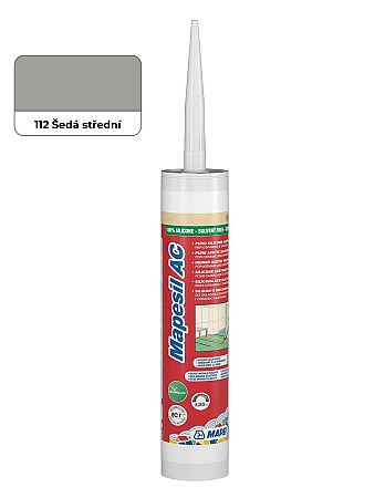 Silikón Mapei Mapesil AC Stredne šedá 310 ml MAPS112