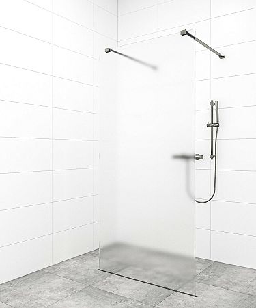 Sprchová zástena Walk-in 100 cm SAT vo farbe profilu Gun metal SATBWI100MSZAVGM