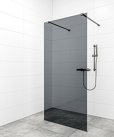 Sprchová zástena Walk-in 120 cm SAT vo farbe profilu Gun metal SATBWI120KSZAVGM