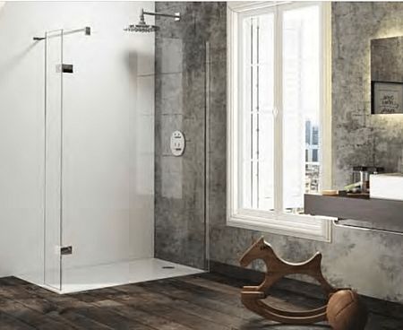 Sprchová zástena walk-in 140 cm Huppe Solva pure ST3706.092.322