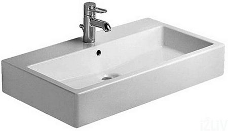 Umývadlo Duravit Vero 80x47 cm otvor pre batériu, s prepadom 0454800000