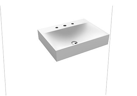 Umývadlo Kaldewei Silenio 3044 60x46 cm alpská biela bez prepadu 904306273001