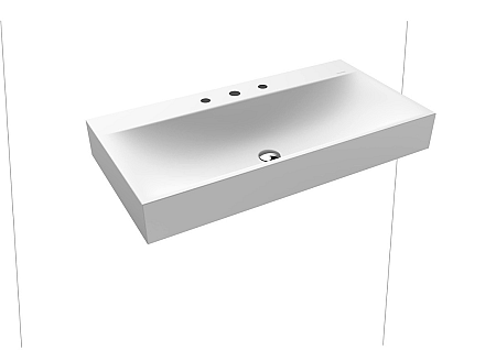Umývadlo Kaldewei Silenio 3045 90x46 cm alpská biela bez prepadu 904406273001