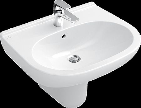 Umývadlo Villeroy & Boch O.Novo 65x51 cm otvor pre batériu uprostred 51606501