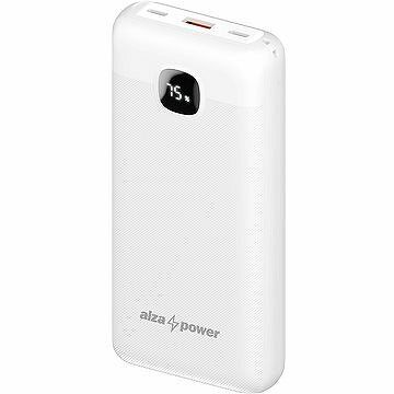 AlzaPower Garnet 20 000 mAh Power Delivery (22,5 W) biela