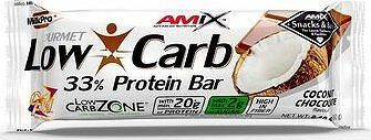 Amix Nutrition Low-Carb 33 % Protein Bar, 60 g, Chocolate-Coconut