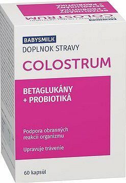 Babysmilk Colostrum Betaglukány + Probiotiká 60 kapsúl