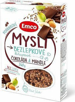 Emco Mysli pohánkové – čokoláda a mandle 340 g