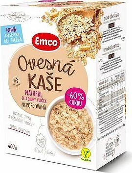 Emco Ovsená kaša natural neporciovaná 400 g