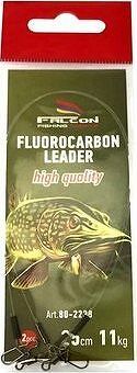 Falcon Fluorokarbón Leader 9 kg 25 cm 2 ks