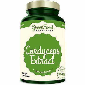 GreenFood Nutrition Cordyceps 90 kapslí.