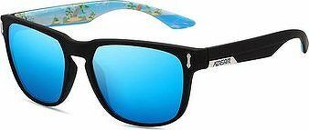 KDEAM Andover 5 Black & Pattern/Sky Blue