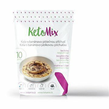 KetoMix Proteínová kaša 280 g (10 porcií) – s banánovo-jablčnou príchuťou