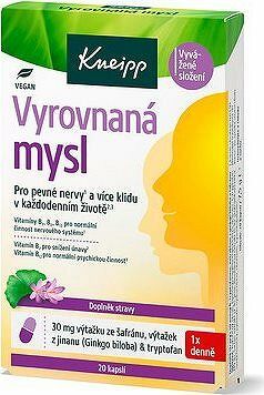 Kneipp Vyrovnaná myseľ SafranGinkgo 20 ks