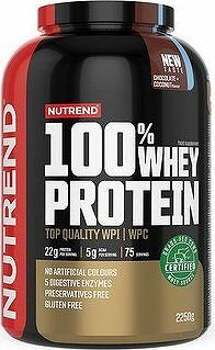 Nutrend 100 % Whey Proteín, 2250 g, čokoláda + kokos