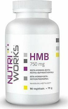 NutriWorks HMB 750 mg, 90 kapsúl