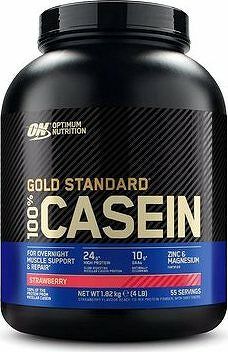 Optimum Nutrition 100 % Gold Standard Casein 1 818 g, Strawberry Delight