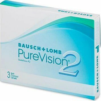 PureVision 2 (3 šošovky) dioptrie: -0.25, zakrivenie: 8.60