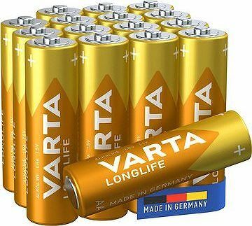 VARTA alkalická batéria Longlife AA 16 ks