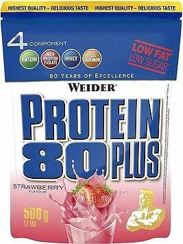 Weider Protein 80 Plus jahoda 500 g