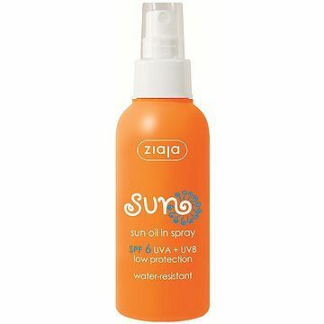 ZIAJA Sun Olej na opaľovanie v spreji SPF 6 vodoodolný 125 ml